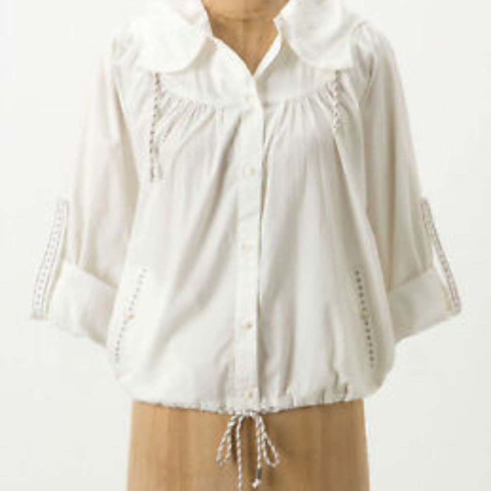 XS lAnthropologie Maple Cotton Jacket